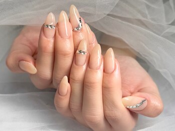 バタフライ 津田沼店(Butterfly)/艶感★上品ネイル.・*