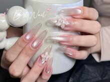 Best Nail 銀座店【ワンホンネイル・スカルプ・パラジェル・上品ジェルネイル】/マグネットフラワー