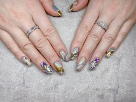 キラキラニュアンスネイル