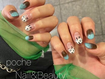 ア―ジュポシェフリル 天神西通り店(age poche Frill)/チョコミントネイル