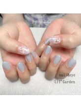 リルガーデン 新宿南口(Lil' Garden)/アンブレラネイル×梅雨ネイル