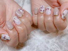 レイネイル レイアイ 各務原店(RAY NAIL & ray eye)/お花ネイル