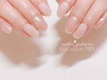リル(RIRU)/オーロラ×ドットネイル
