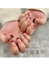 ロアンネイル(roan nail)/ボルドーフレンチ