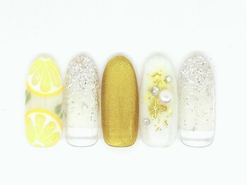 ディーネイル 四条烏丸(D-nail)/17番　2024春デザインコンテスト