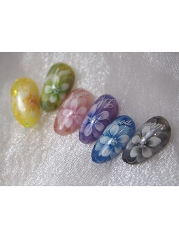 手描きアートが得意なサロン