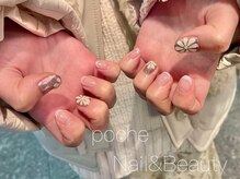 ア―ジュポシェフリル 天神西通り店(age poche Frill)/フラワーネイル