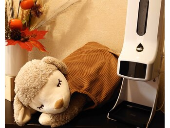 ひつじのおひるね 葛西店/感染対策も徹底しております。