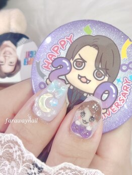 ファラウェイネイル(Faraway nail)/3Dキャラネイル☆