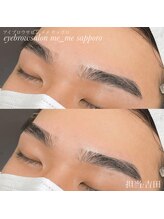 メメ サッポロ(me_me sapporo)/太め平行眉で優しげな印象に