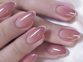 上品なフレンチ☆フラッシュラメ