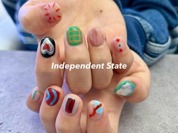 インディペンデントステイト(Independent State)/HAND◆10本アート