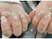 ココナッツネイル/ミラーネイル