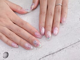 紫陽花ネイル