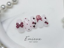 エミュー(Emieux)/ハートホロネイル