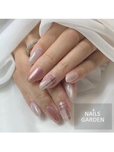 ネイルズガーデン(NAILS GARDEN)/チェックネイル