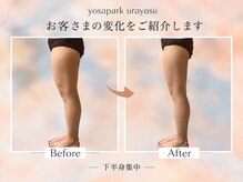 ヨサパーク ゴールデンツリー 浦安本店(YOSA PARK GordenTree)の雰囲気（サイズダウン・全身痩せ・体脂肪削減お任せください☆リンパ流し）