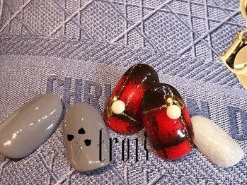 トロワ 中目黒(trois)/モケモケ感なタータンチェック柄