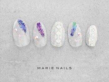 マリー ネイルズ いわきラトブ店(MARIE NAILS)/定額5,500円税込 ラメ1125a