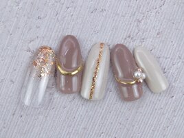 秋ネイル★アクセサリーネイル