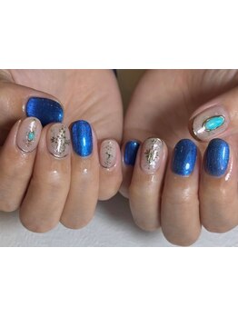 手描きアートが得意なサロン