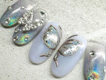 チェリーズネイル(Cherrys Nail)/オーロラ バタフライネイル