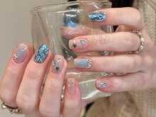 トゥートゥー(TOUTOU)/青xチークxストーン