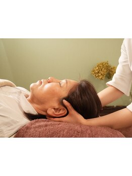 ヘッドスパで癒されたい