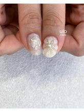 ウロネイルズ(ulo nails)/ぷっくりクリアお花デネイル