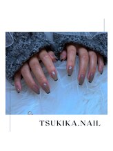 ツキカドットネイル(tsukika.nail)/シースルーネイル