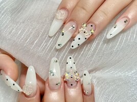 長さだし韓国ネイル