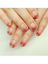 トヨネイル(TOYO NAIL)/ふちどりグラデ☆