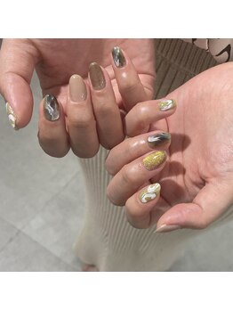 アオ 渋谷(ao.)/マグネットネイル