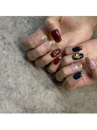 ニュアンス×冬ネイル