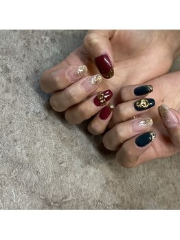 ニュアンス×冬ネイル