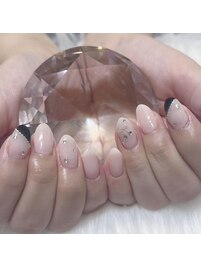 大人ガーリーネイル