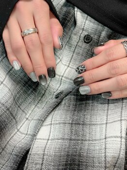 Dramatique Nail/レオパード×マグネット