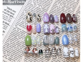 クオレ 上新庄店(Cuore)の写真/大人気のシンプルネイルコースは流行も抑えて指先に彩も♪