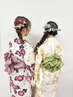 【浴衣/お祭り】浴衣似合わせヘアメイク40分¥4400