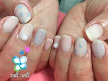 ネイルネイル 南森町店(nailnail)/スタイリッシュホワイトネイル♪