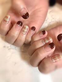 定額/チェック柄/フレンチ