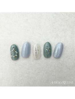 アムルーズ(Amoureuse)/クリスマスネイル♪