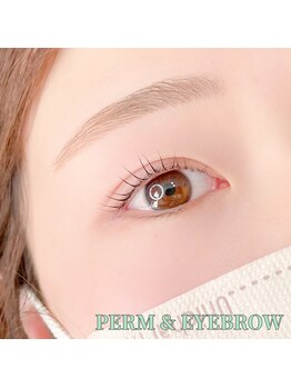 マロンアイラッシュ(marron eyelash)/パーマ＋眉スタイリングset