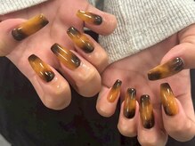 プティ アイビューティ 京橋店(peTiT eyebeauty)/べっこうネイル　秋ネイル