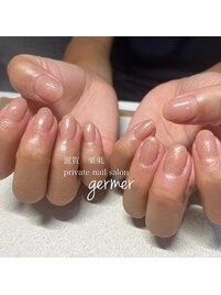 上品なラメ入りワンカラー！