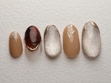 ネイルサロン クリスタルリーフ(Nailsalon Crystal Leaf)/秋のニュアンスネイル