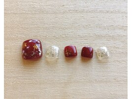 雪の結晶ネイル