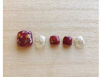 ココルポ 京橋(COCORUPO)/雪の結晶ネイル