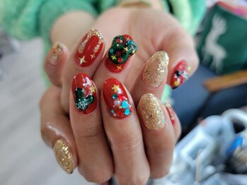 ネイルフロンティア 吉祥寺(NAIL FRONTIER)/クリスマス3Dネイル11980円