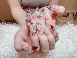 さくらんぼネイル